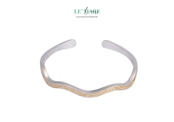 Nguyệt Kim – Vòng Tay Bạc Nữ Nhẹ Tựa Ánh Trăng, Sáng Như Sắc Vàng BNVT09 - Ảnh 5