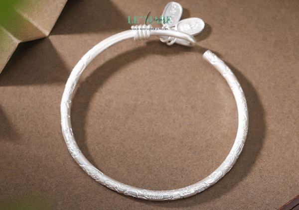 Vòng Tay Bạc Nữ “Mỹ Điệp” – Cánh Bướm Của Vẻ Đẹp Thanh Nhẹ BNVT12 - Ảnh 2