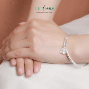 Vòng Tay Bạc Nữ “Mỹ Điệp” – Cánh Bướm Của Vẻ Đẹp Thanh Nhẹ BNVT12 Le'mare Jewelry LMJ