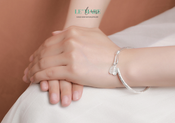 Vòng Tay Bạc Nữ “Mỹ Điệp” – Cánh Bướm Của Vẻ Đẹp Thanh Nhẹ BNVT12 - Ảnh 4