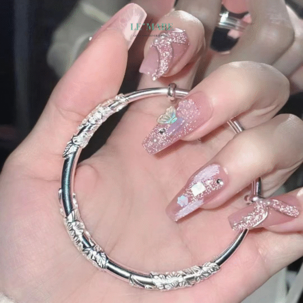 Vòng Tay Bạc Nữ Lá Mùa Xuân BNVT30 - Ảnh 4