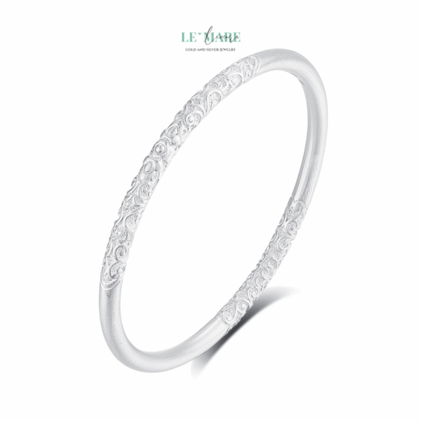 Vòng Tay Bạc Nữ Tâm Bạch Vân BNVT56 - Ảnh 5