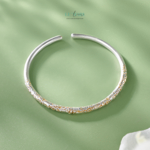 Vòng tay bạc nữ Kim Hoa BNVT69 Le'mare Jewelry LMJ