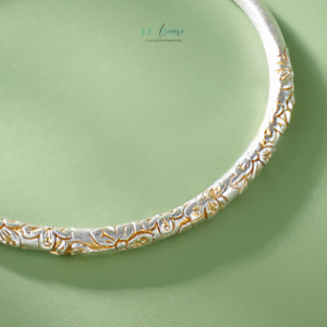 Vòng tay bạc nữ Kim Hoa BNVT69 Le'mare Jewelry LMJ