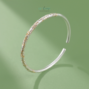 Vòng tay bạc nữ Kim Hoa BNVT69 Le'mare Jewelry LMJ