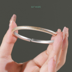 Vòng tay bạc nữ Bạch Hoàng BNVT73 Le'mare Jewelry LMJ