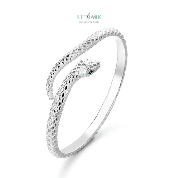 Vòng tay bạc nữ Xà Ảnh BNVT78 - Ảnh 4