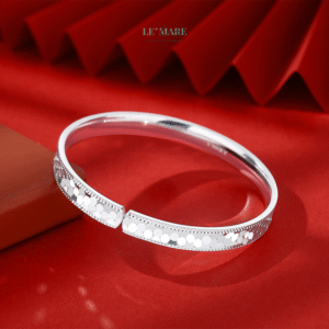 Vòng Tay Bạc Nữ Thiên Qui Gia Bảo – Tượng Trưng Cho Sự Bình An Và Phú Quý Vẹn Toàn BNVT79 Vòng Tay Bạc Nữ Thiên Qui Gia Bảo – Tượng Trưng Cho Sự Bình An Và Phú Quý Vẹn Toàn BNVT79 Le'mare Jewelry LMJ