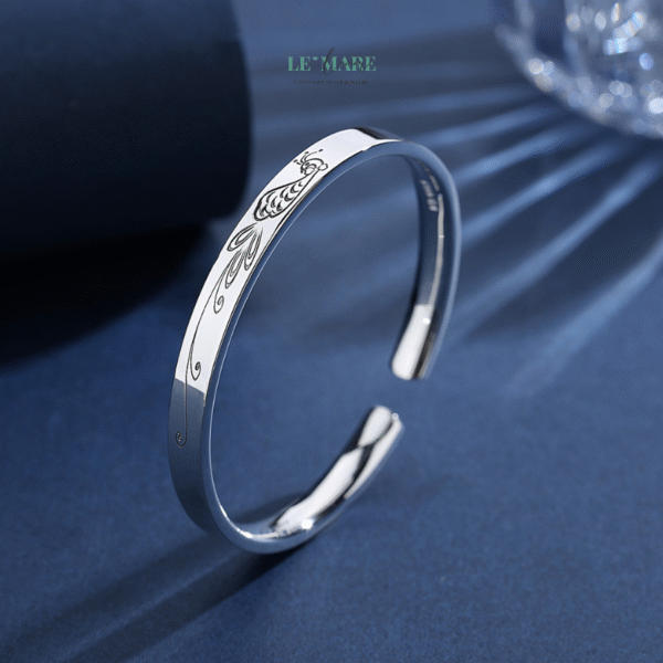 Vòng Tay Bạc Nữ Tước Diễm Liên BNVT80