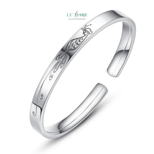 Vòng Tay Bạc Nữ Tước Diễm Liên BNVT80 Le'mare Jewelry LMJ