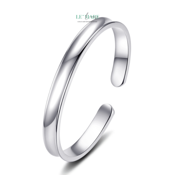 Vòng Tay Bạc Nữ Bạch Phong – Tinh Giản Thanh Tao, Khơi Gợi Vẻ Đẹp Thuần Khiết BNVT88 - Ảnh 5