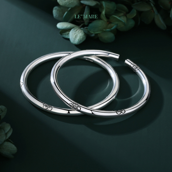 Vòng Tay Bạc Nữ Huyền Thủy Tâm Giao – Dòng Chảy Của Nữ Tính Và Kết Nối Tâm Hồn BNVT90 - Ảnh 2