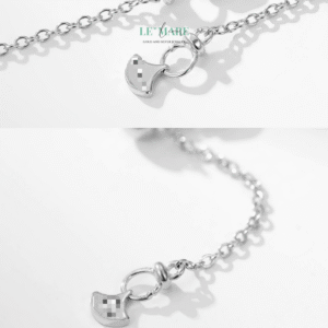 Dây chuyền bạc nữ Ngũ Điệp – Năm cánh bướm, một khoảng trời bình yên BNDC99 Le'mare Jewelry LMJ