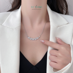 Dây chuyền bạc nữ Ngũ Điệp – Năm cánh bướm, một khoảng trời bình yên BNDC99 Le'mare Jewelry LMJ