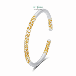 Gramina – Khi nét mềm mại của cỏ ôm lấy sự cứng cáp của bạc BNVT96 Le'mare Jewelry LMJ