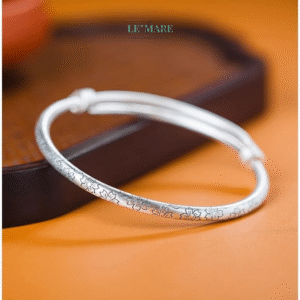 Xuân Liên – Vòng Tay Bạc Nữ Như Một Vườn Hoa Đang Nở Trên Cổ Tay BNVT107 Le'mare Jewelry LMJ