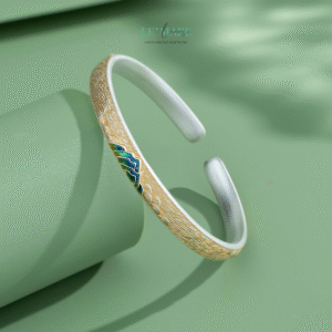 PHONG KIM – VÒNG TAY BẠC NỮ NHẸ NHƯ GÓI GIÓ, SÁNG NHƯ ÁNH VÀNG TRÊN ĐỈNH NÚIBNVT108 Le'mare Jewelry LMJ