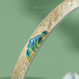 PHONG KIM – VÒNG TAY BẠC NỮ NHẸ NHƯ GÓI GIÓ, SÁNG NHƯ ÁNH VÀNG TRÊN ĐỈNH NÚIBNVT108 Le'mare Jewelry LMJ